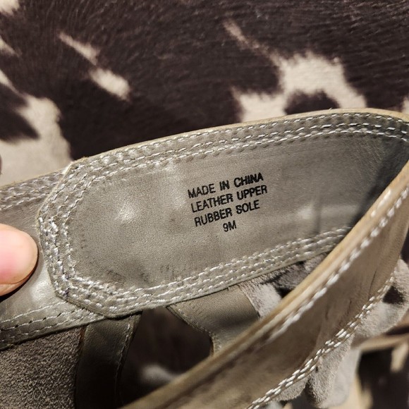 Michael Kors Boots Womens 9 M Suede Gray Grey Knee High Heel Shoes $225 MSRP - Picture 14 of 16